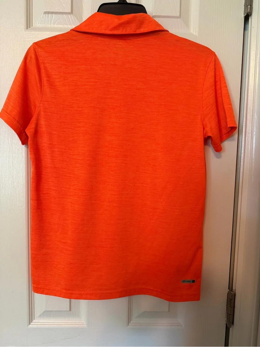 Old Navy Active Boys M 8 GO-DRY Performance Polo Shirts Green Orange Bundle 2